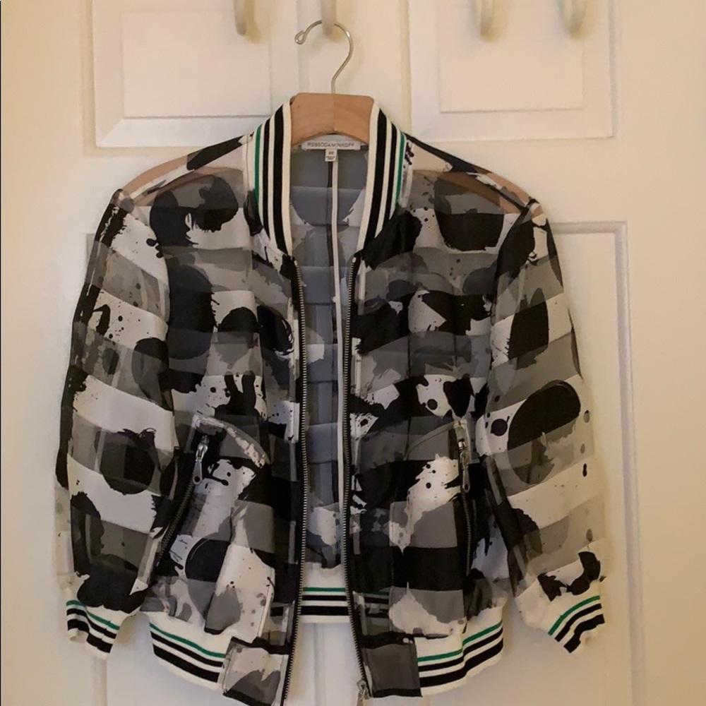 BNWOT Rebecca Minkoff Lola Bomber Jacket Sz XS